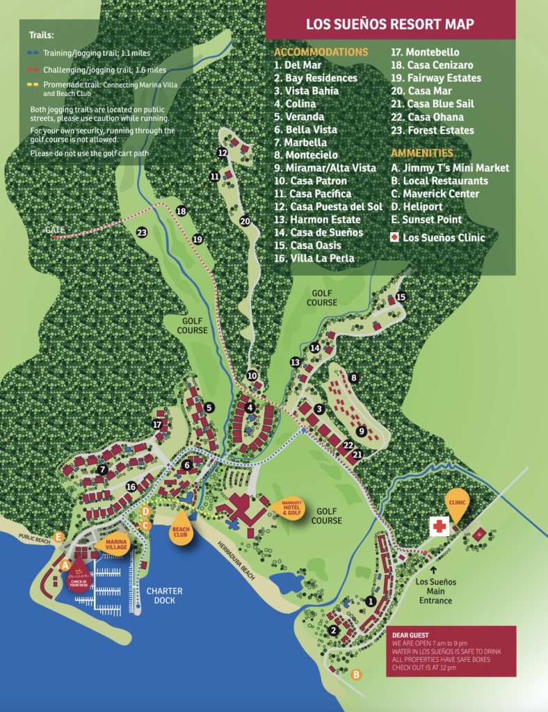 los suenos resort map